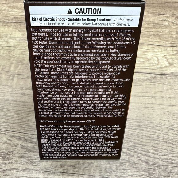 Lot Of 4 GE Relax LED A19 Light Bulb HD Light 3- Way 5w 11w 16w Soft White - Picture 5 of 9